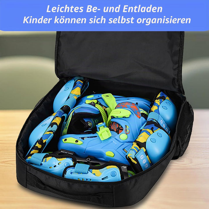 Fadcaer Atmungsaktive Transporttasche für Kinder, Rollschuhe, Rollschuh, Tasche für Inline-Skates, E