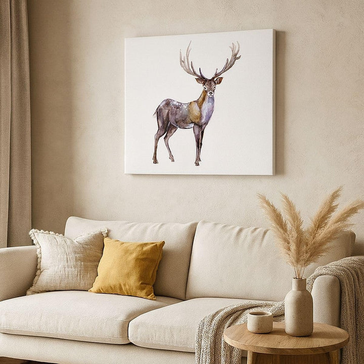 ARTTOR Bilder auf Leinwand 100x70cm Leinwandbild Liebes Tier Wild Wald Gross Wanddeko Bild Schlafzim