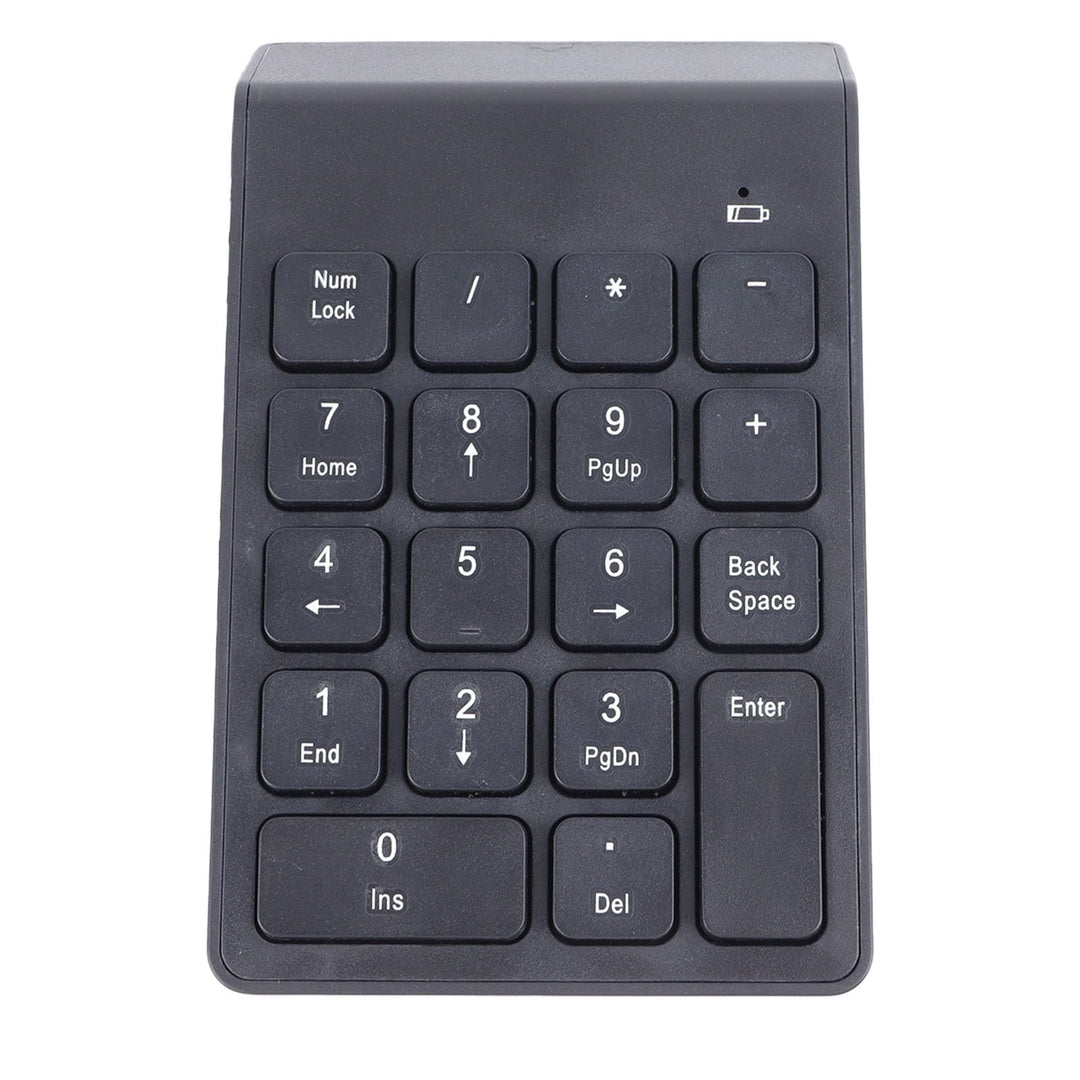 VBESTLIFE Drahtlose Nummernblöcke, Ziffernblock Numpad 18 Tasten Tragbare Bluetooth 5.0-Finanzbuchha