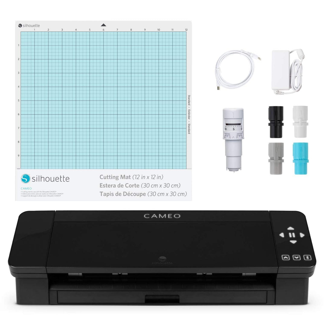 Silhouette America Silhouette Cameo 4 - AutoBlade Schneidematte, Schwarz, 30.5 cm, Schwarz