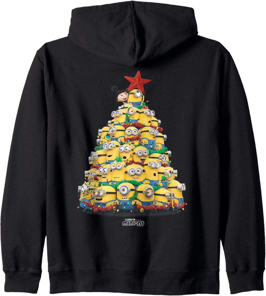 Minions Christmas Tree Kapuzenjacke