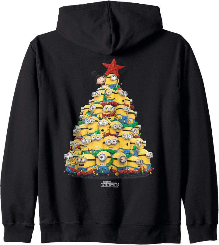 Minions Christmas Tree Kapuzenjacke