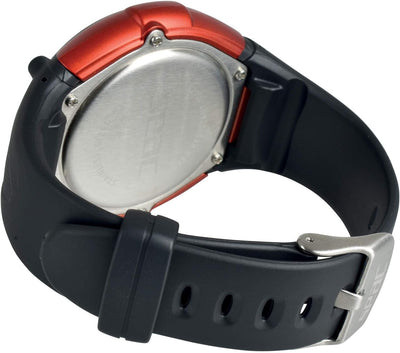 Seac Unisex-Adult Mover Armbanduhr mit Edelstahlgehäuse, Wasserdicht 100 mt, schwarz/rot, Standard