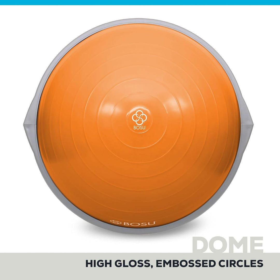 Bosu, Home Gym Equipment, The Original Balance Trainer, 66 cm Durchmesser Orange/Grau, Orange/Grau