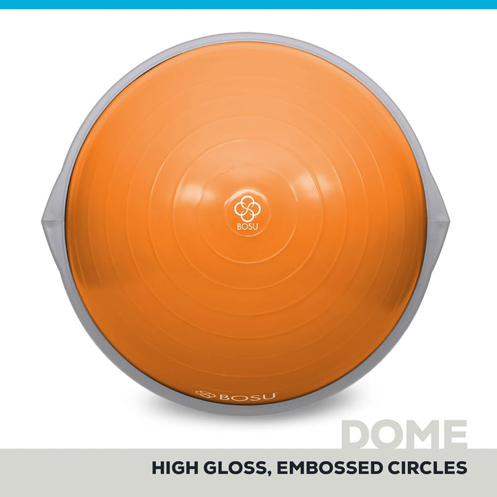 Bosu, Home Gym Equipment, The Original Balance Trainer, 66 cm Durchmesser Orange/Grau, Orange/Grau