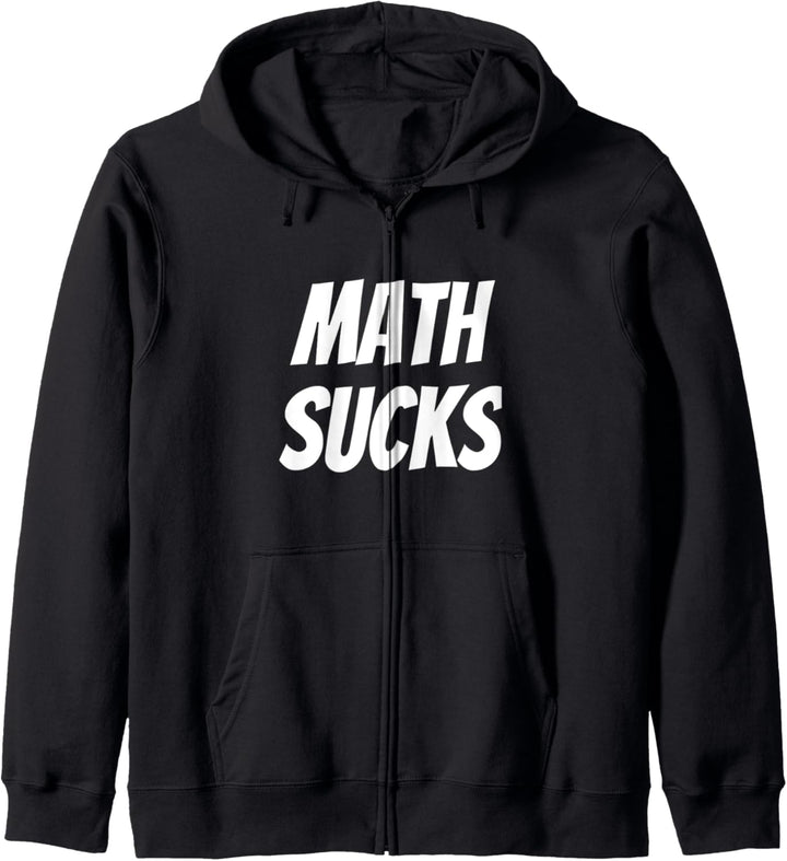 Funny Sarcastic Math Sucks Mathematics Novelty Gag Gift Kapuzenjacke