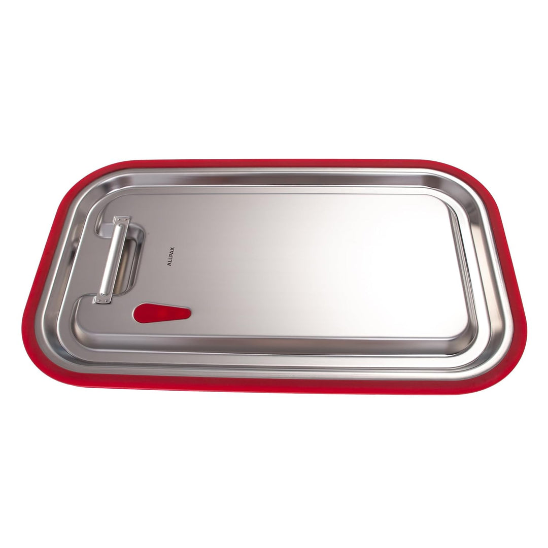 GN-Deckel 1/1 mit Silikon-Dichtung - mit Loch zur Rückbelüftung - spülmaschinenfest - Hitzebeständig