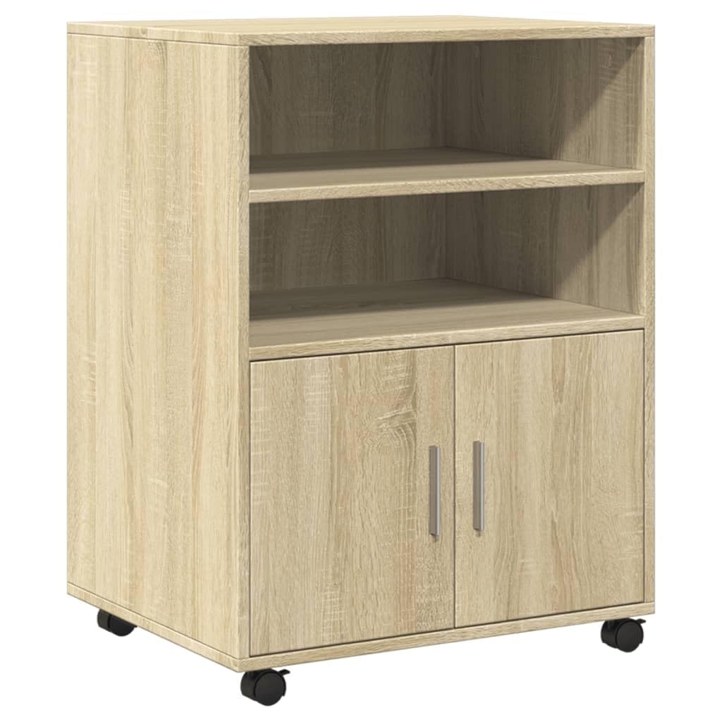 vidaXL Rollschrank, Büroschrank mit Stauraum, Aktenschrank für Wohnzimmer Büro, Bürocontainer Schran