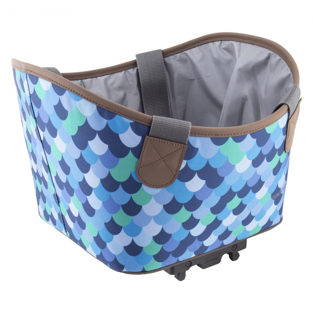 Racktime Unisex – Erwachsene Agnetha Fahrradkorb 1size Blau, 1size Blau