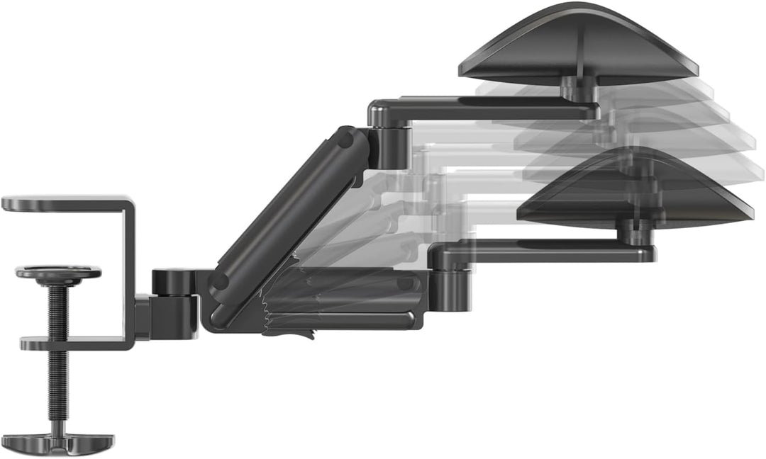 HFTEK Ergonomische Armlehnenstütze für Schreibtisch, Einstellbare Handgelenkauflage (HF24H10)