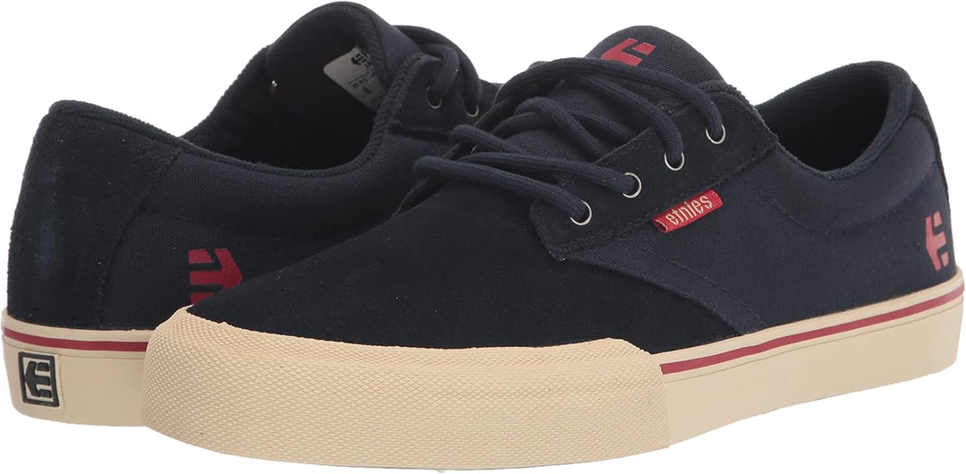 Etnies Herren Jameson Vulc Skate-Schuh 42 EU Marineblau Rot, 42 EU Marineblau Rot