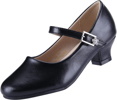 EIGHT KM EKM7015 Mädchen High Heel Kleid Schuhe Mary Jane Prinzessin Hochzeit Pumps Funkelnder Glitz
