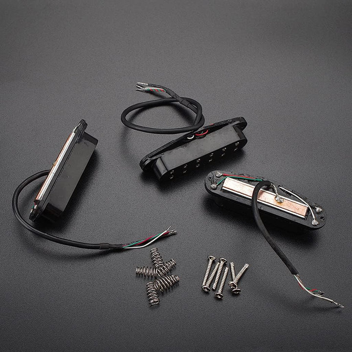 Alnicov Mini-Humbucker-Tonabnehmer für Gitarre, Hals, Mittelsteg, SSS-Tonabnehmer, Set für Stratocas