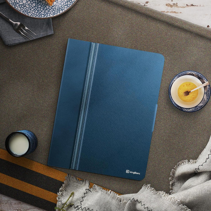 KingBlanc Hülle für iPad Pro 12,9 Zoll 2022 6. Generation 2021/2020/2018 (5./4./3. Gen) mit Stifthal