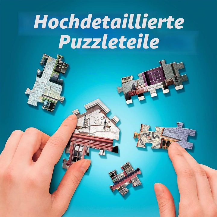 WREBBIT3D , Harry Potter: Diagon Alley (450pc), 3D Puzzle, Ages 14+