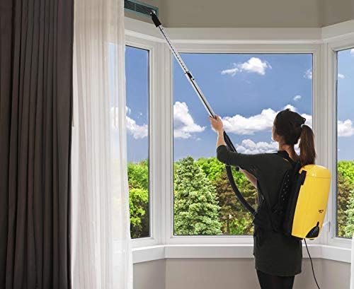 MELISSA 16420275 Rucksack Staubsauger Rücken-Sauger-Wandsauger 899 Watt, mit Blas-Funktion