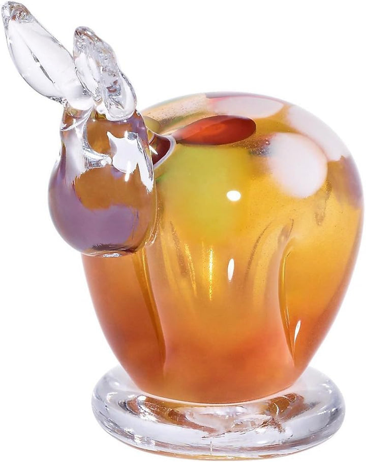CRISTALICA Glasfigur Elch Hellbraun 12cm