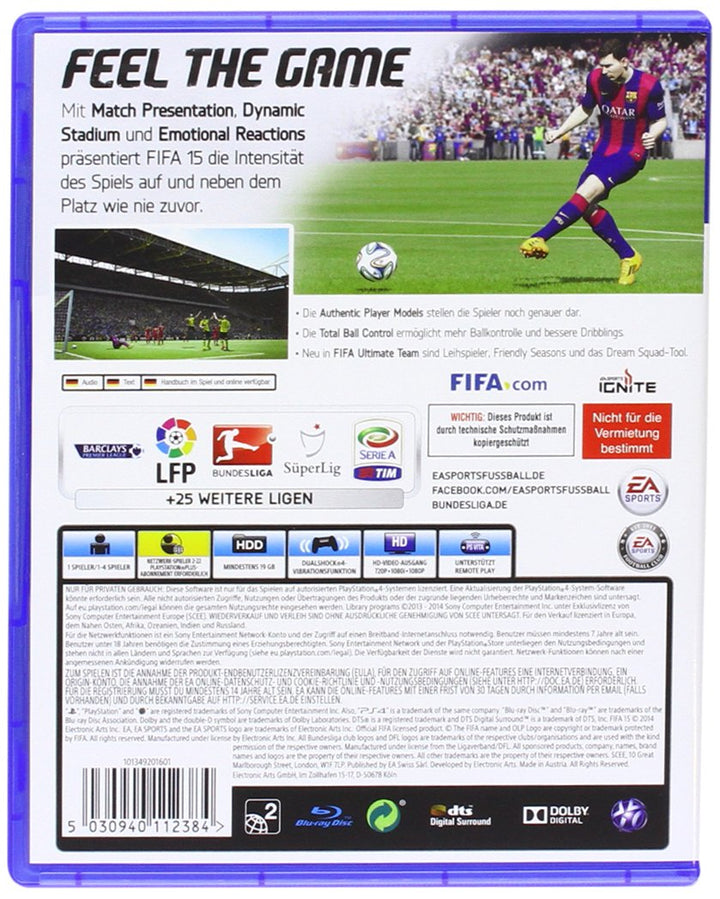 FIFA 15 - Standard Edition - [PlayStation 4] PlayStation 4 Standard, PlayStation 4 Standard