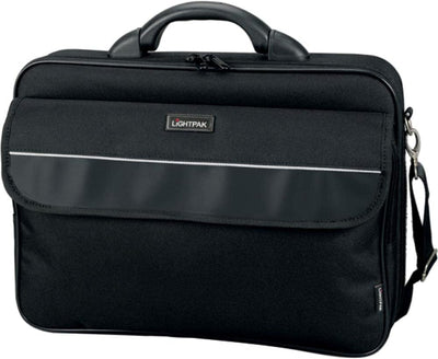 Lightpak Laptoptasche Elite S für 15 Zoll Notebooks, Umhängetasche aus Polyester mit Organizer-Fach