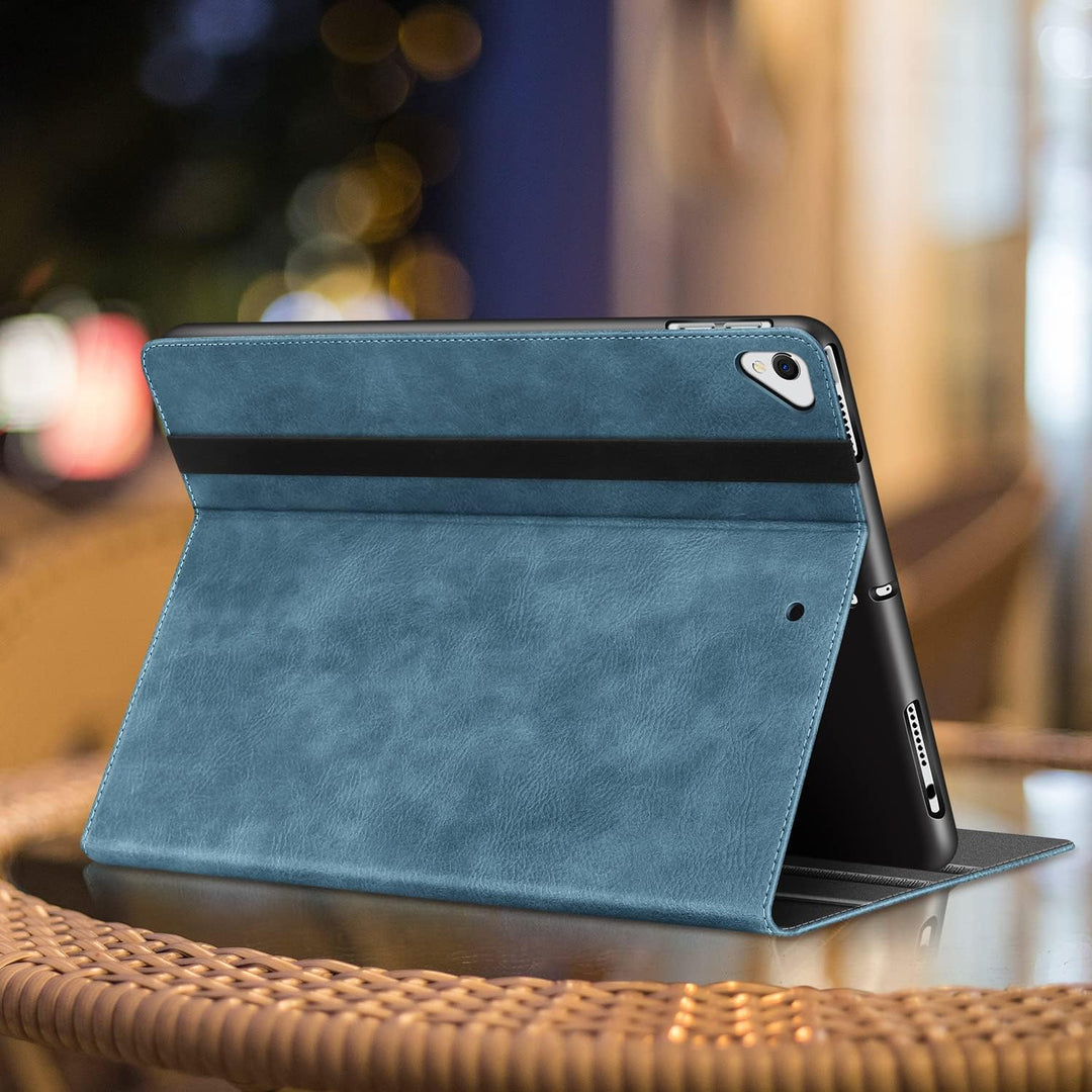 HOLIMET Hülle für iPad 9./8./7. Generation(2021/2020/2019) 10,2 Zoll mit Stifthalter, PU-Leder Schut