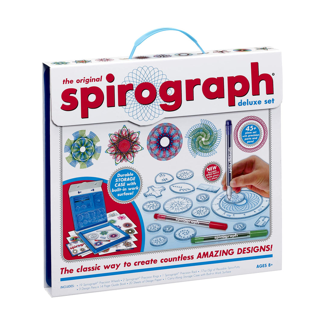 The Original Spirograph - Deluxe Set - Arts and Crafts - Kids Aged 8 Years and Up - Gift for Boy or