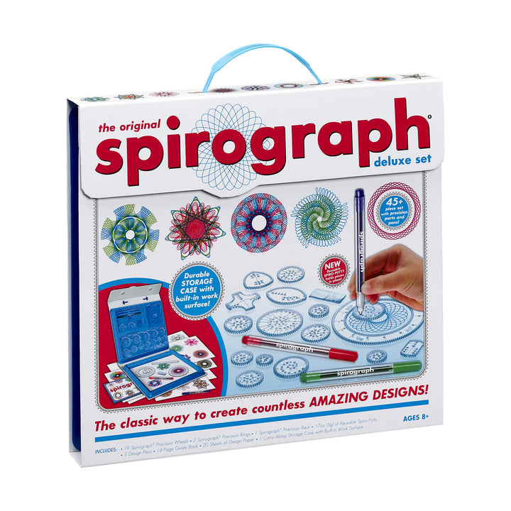 The Original Spirograph - Deluxe Set - Arts and Crafts - Kids Aged 8 Years and Up - Gift for Boy or