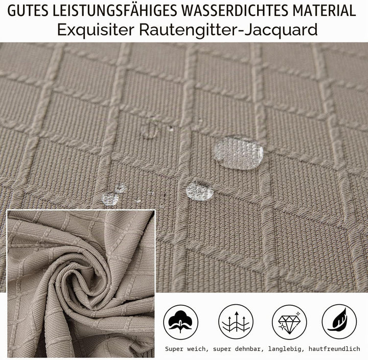 Shell Stuhlhussen, 2er Set Strech Hohen Zurück Stuhlhussen, Abnehmbarer Waschbarer Stühle Schutz, De