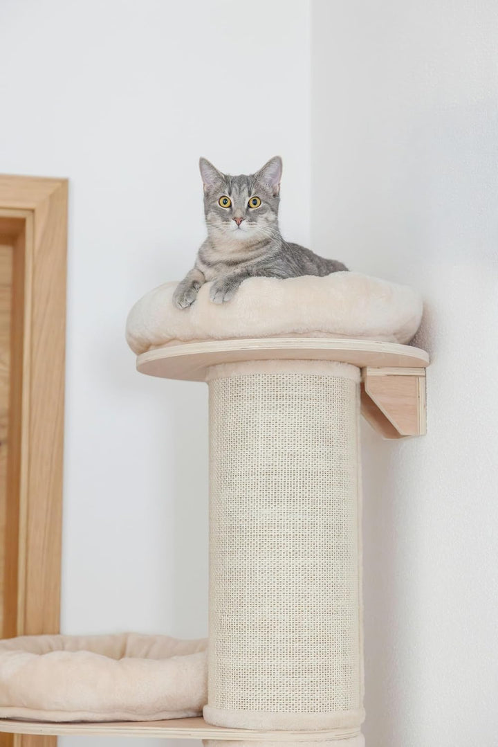 Kerbl Pet Kratzbaum Dolomit Tower, Ø38cm Höhe 187cm, beige
