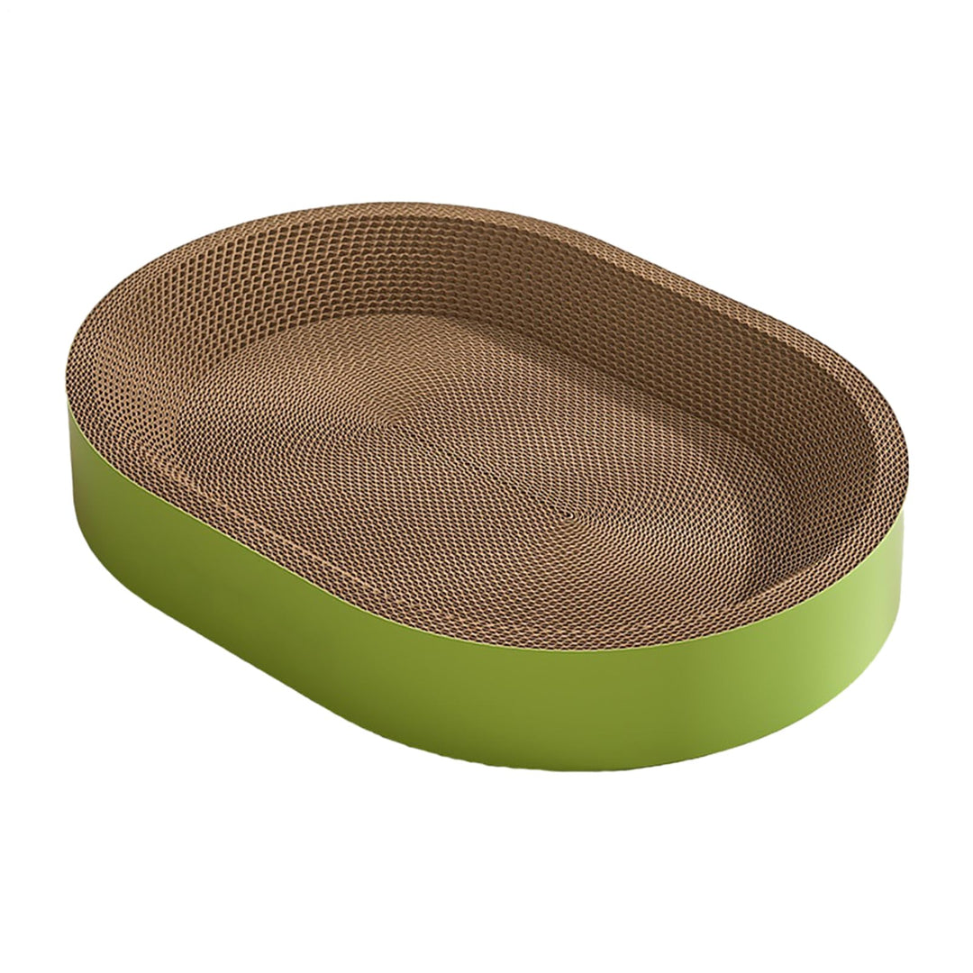 Katzenkratzerbrett, Oval Cat Scratch Bowl Bowl Nest, Katzenkarton Kratzer, Möbelschutzkrampfnest, Ca