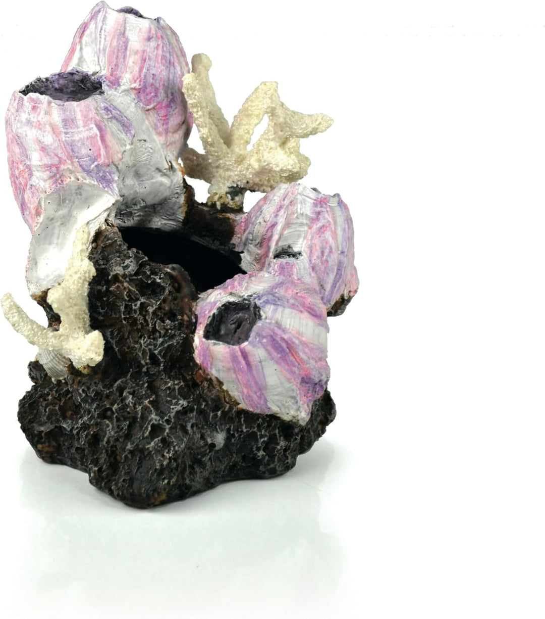 biOrb 46145 Seepflanzen Ornament S pink - stilvolle Aquariumdekoration mit Korallen und Gestein in l