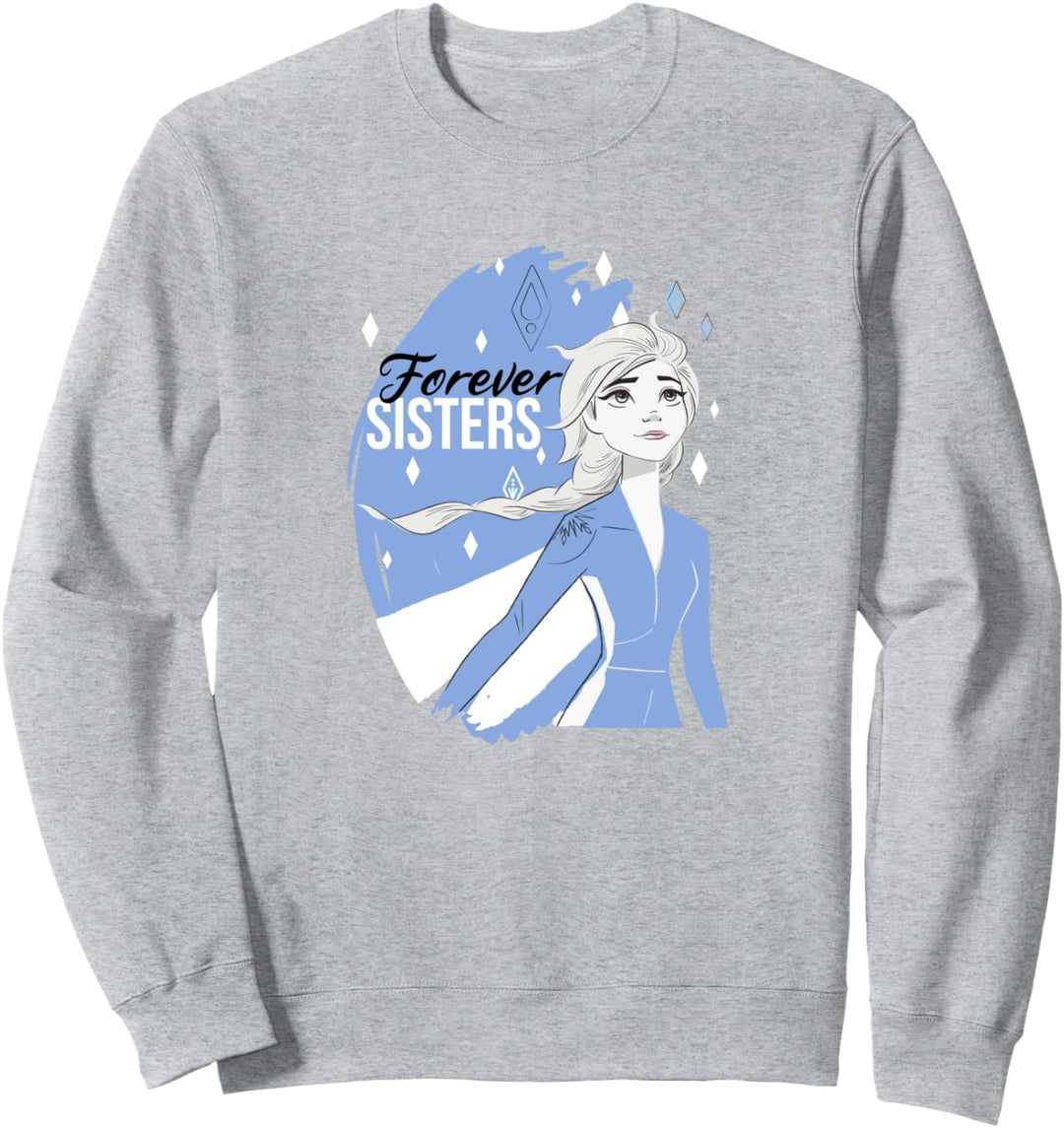Disney Frozen 2 Elsa Forever Sisters Portrait Sweatshirt