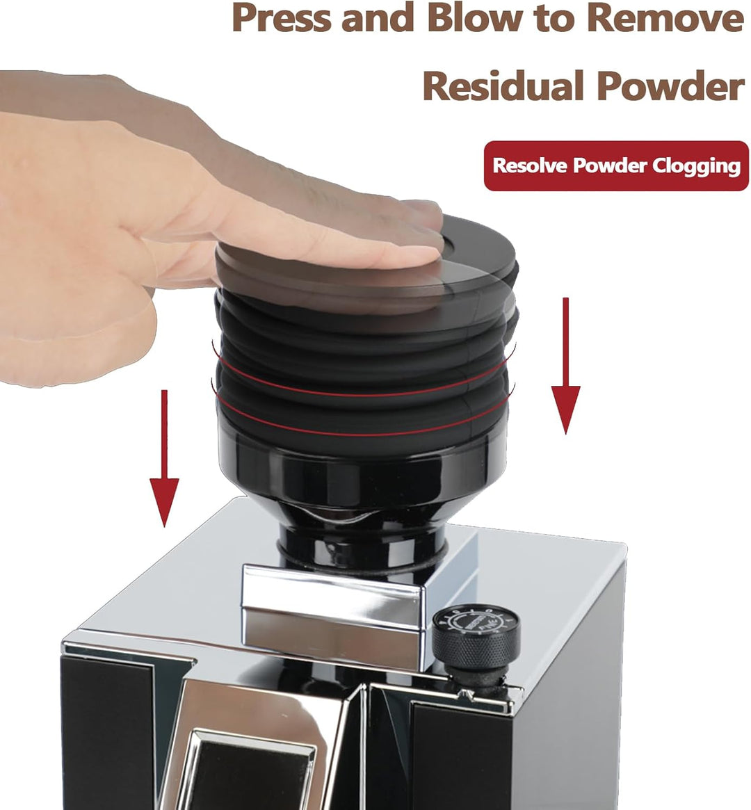T TAKONE Kaffeemühle Einzeldosis-Trichter (single dose) für Eureka Mignon, 2-in-1 Zubehör mit Deckel