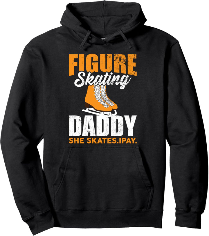 Eiskunstlauf Papa Skater Teen Flip Sports Pullover Hoodie