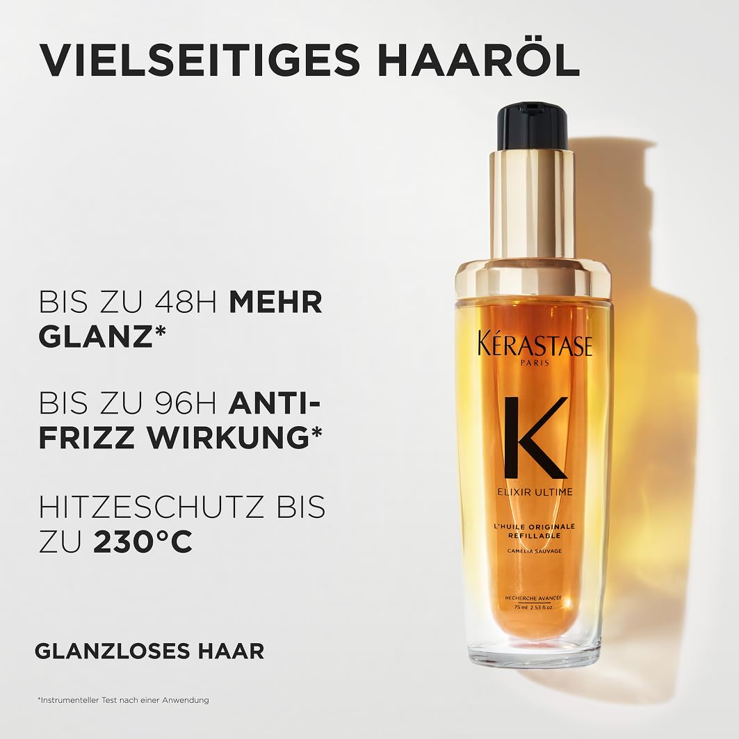 Kérastase Haaröl für trockenes Haar, Pflegend und nährend für mehr Glanz, Hitzeschutz und Anti-Frizz