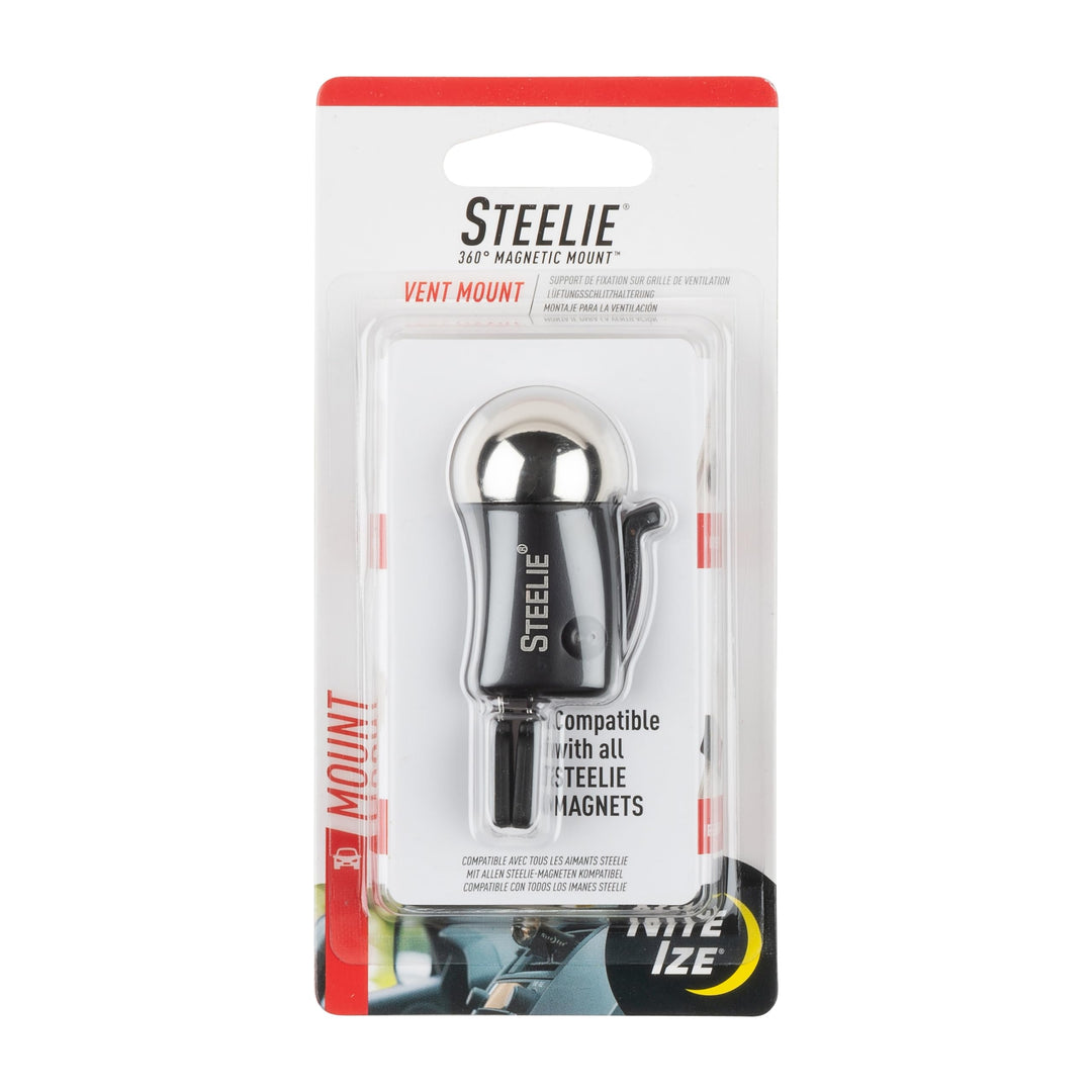 Nite Ize Steelie - Vent Mount Halterung, NI-STVM-11-R7 Halterung für Lüftungsschlitze, Halterung für