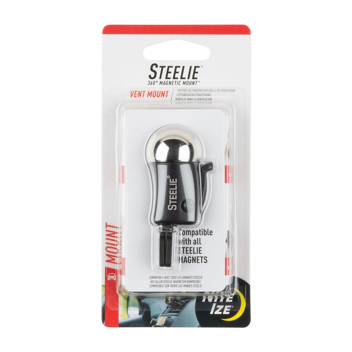 Nite Ize Steelie - Vent Mount Halterung, NI-STVM-11-R7 Halterung für Lüftungsschlitze, Halterung für