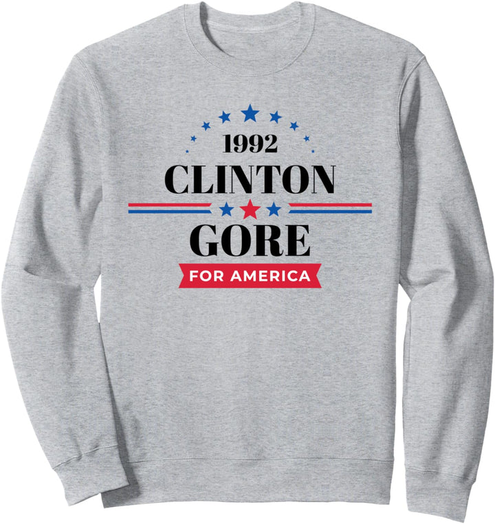 Clinton Gore 1992 Bill Clinton Sweatshirt