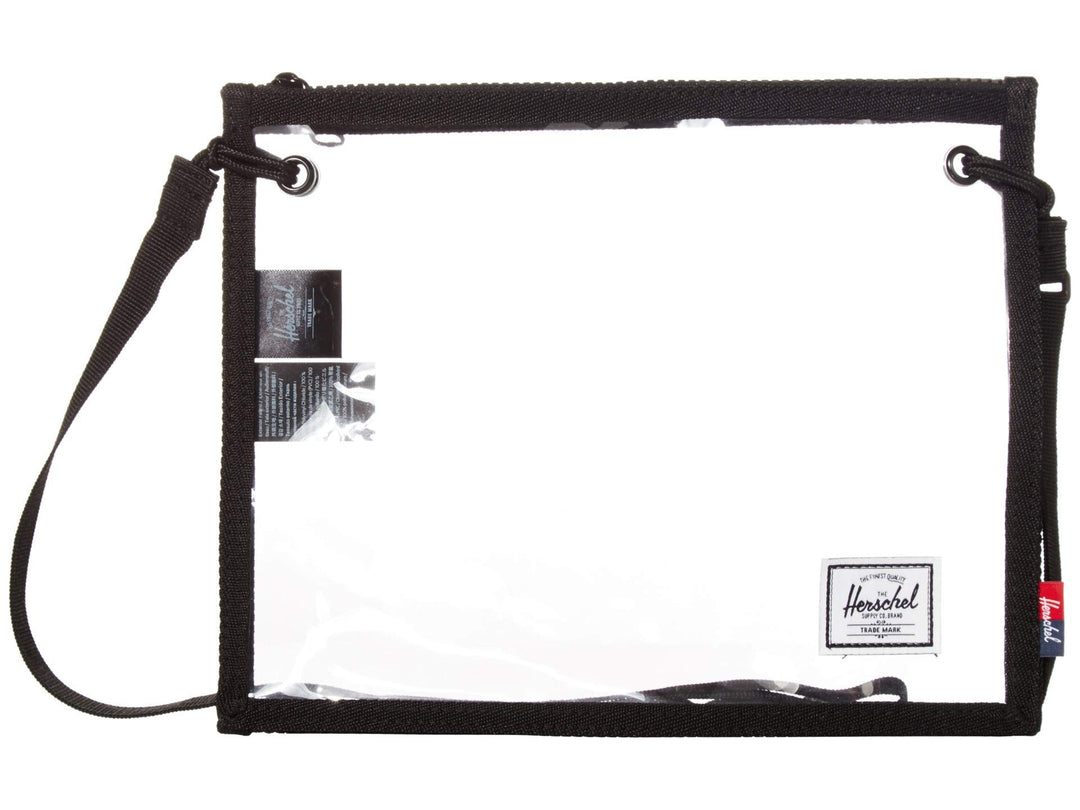 Herschel Unisex Alder Umhängetasche Einheitsgrösse Schwarz / Clear, Einheitsgrösse Schwarz / Clear