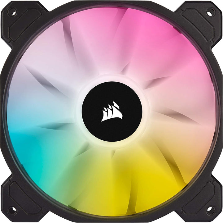 Corsair iCUE SP140 RGB ELITE Performance 140mm-PWM-Einzellüfter (CORSAIR AirGuide-Technologie, Acht