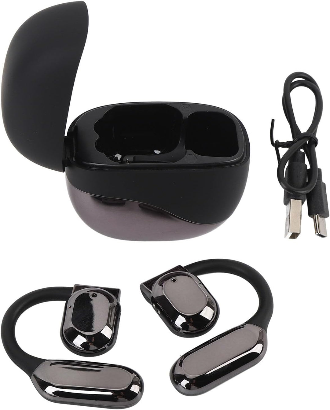 Sprachübersetzungs-Ohrhörer, 3-in-1-Sprachübersetzer-Ohrhörer in Echtzeit, 144 Sprachen, Bluetooth-Ü