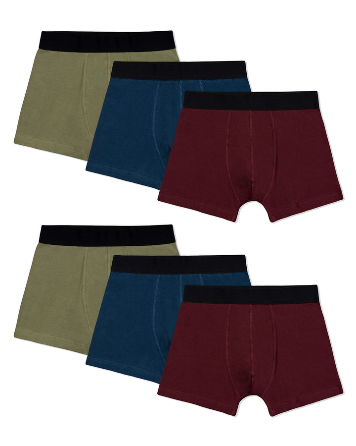 Snocks Boxershorts Herren Ohne Logo aus Bio-Baumwolle (6er Pack) - Atmungsaktiv und Ideal für Sport