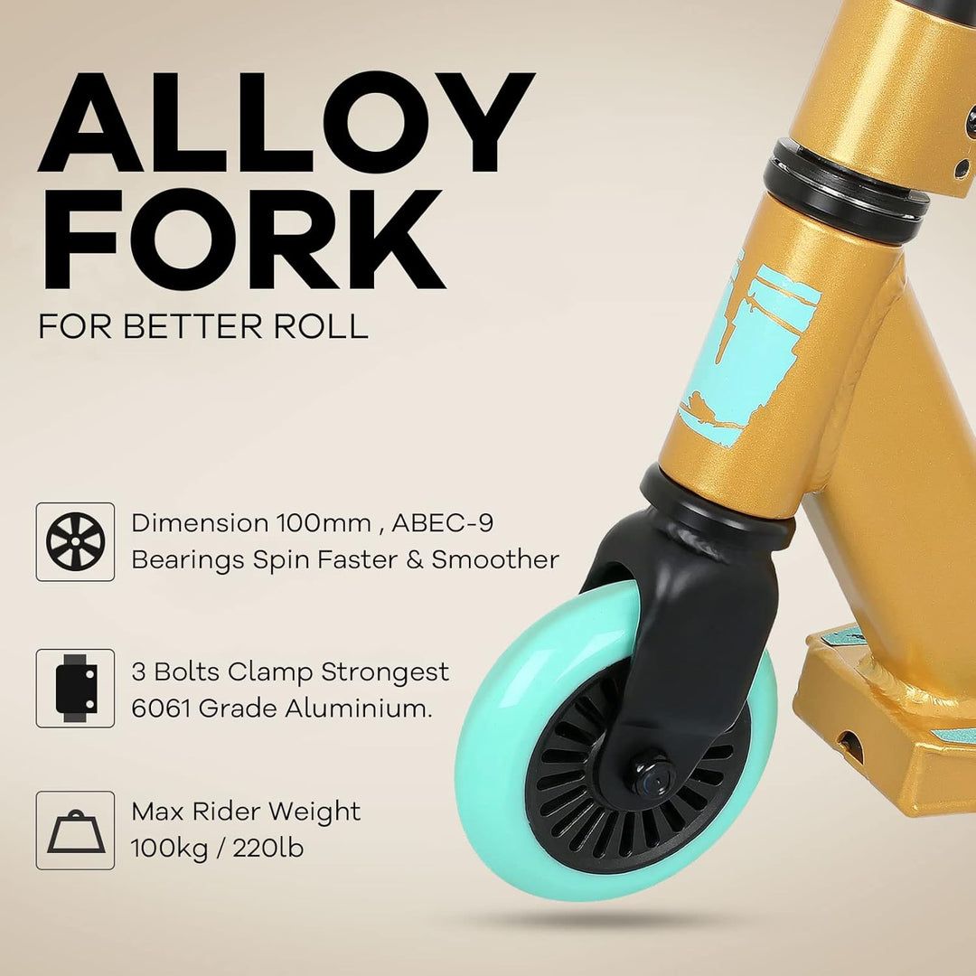 Stunt Scooter Joycruise Profi Scooters, Trick Stunt Roller für Jugendliche Kinder ab 6 Jahre Jungen