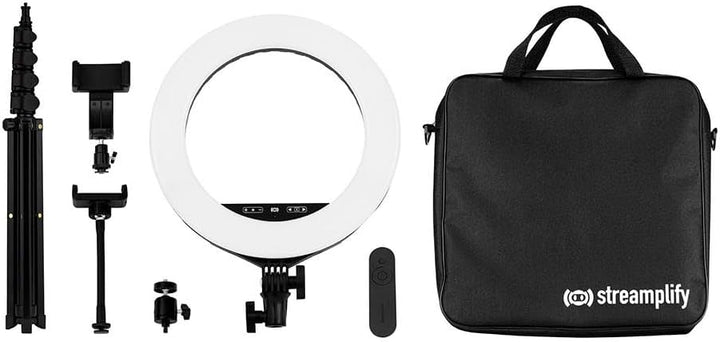 Streamplify Glow Light 14 Schreibtischlampe - Schreibtisch Lampe - Professionelle Videolicht für Str