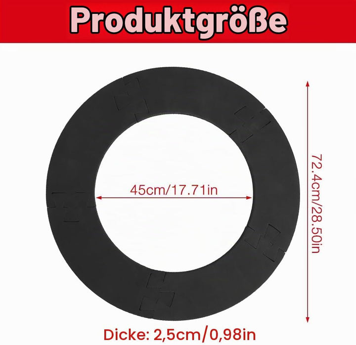 Dart Catchring Surround, 5pcs Dart Surround Auffangring, 45cm Dartscheibe Schutzring, Dartscheibe Wa