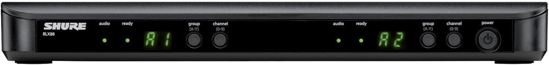 Shure BLX288/SM58 UHF Wireless Mikrofonsystem - Perfekt für Kirche, Karaoke, Gesang - 14-Stunden Akk