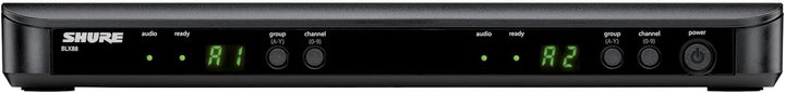 Shure BLX288/SM58 UHF Wireless Mikrofonsystem - Perfekt für Kirche, Karaoke, Gesang - 14-Stunden Akk