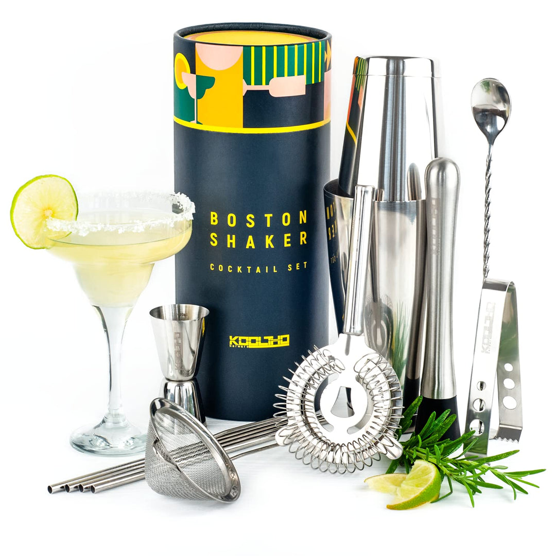 Boston Shaker Set Barkeeper Cocktailshaker, Tin Tin Shaker Bar Set, Profi Cocktail Set Boston Shaker