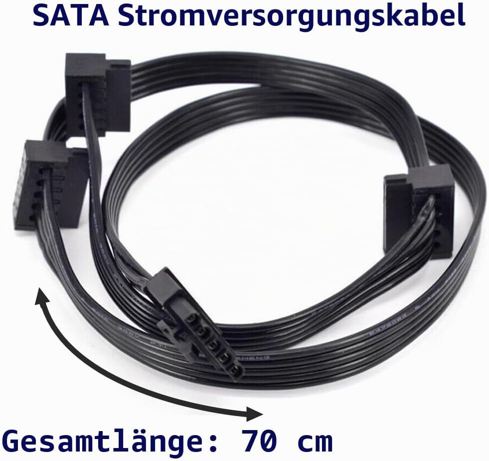 5Pin to 3 SATA-Stromversorgungskabel für Cooler Master VSM750 VSM650 VSM550 SATA Power Supply Cable