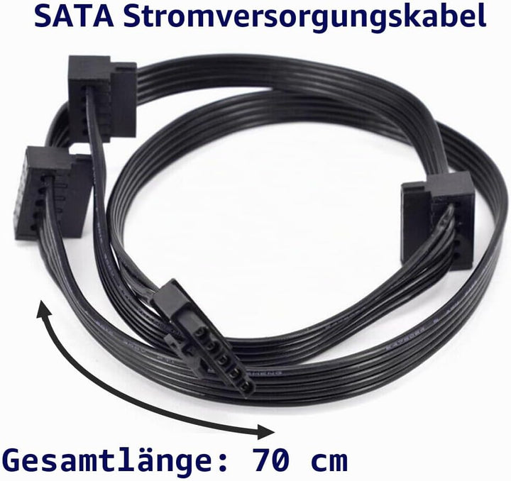 5Pin to 3 SATA-Stromversorgungskabel für Cooler Master VSM750 VSM650 VSM550 SATA Power Supply Cable