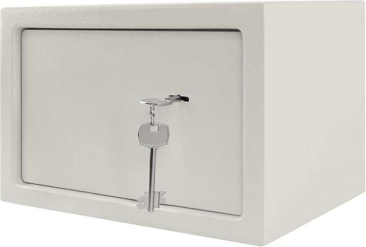 SUBTLETY 31x20x20cm Möbeltresor Abschliessbar Safe Tresor mit Doppelbartschloss und 2 Schlüssel Wand
